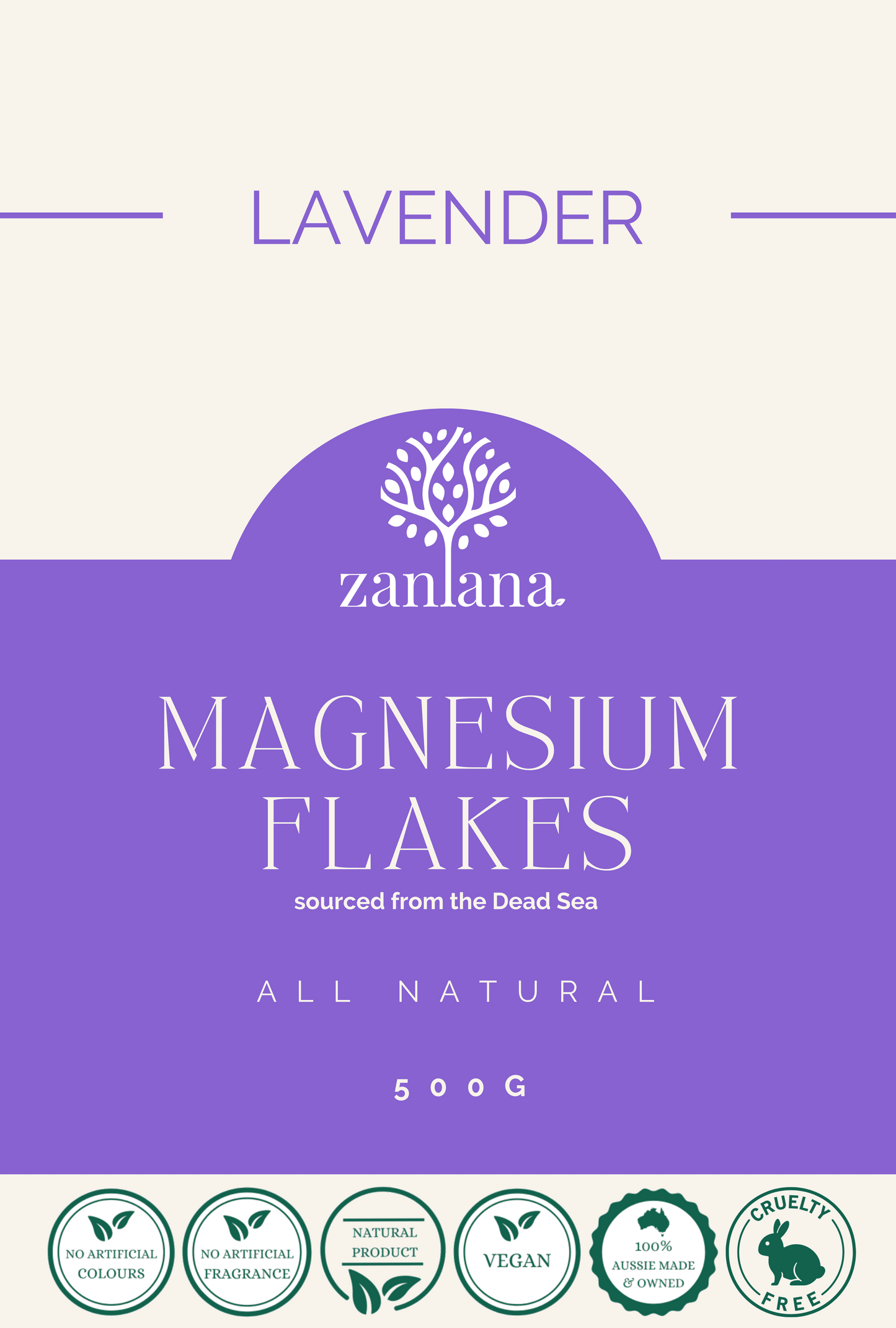 Lavender Magnesium Flakes